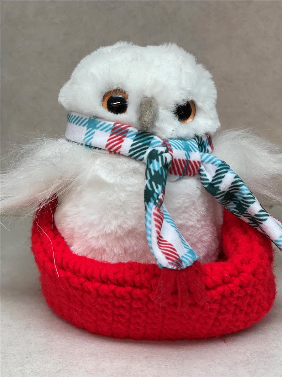 Baby Snowy Owl w/ Scarf